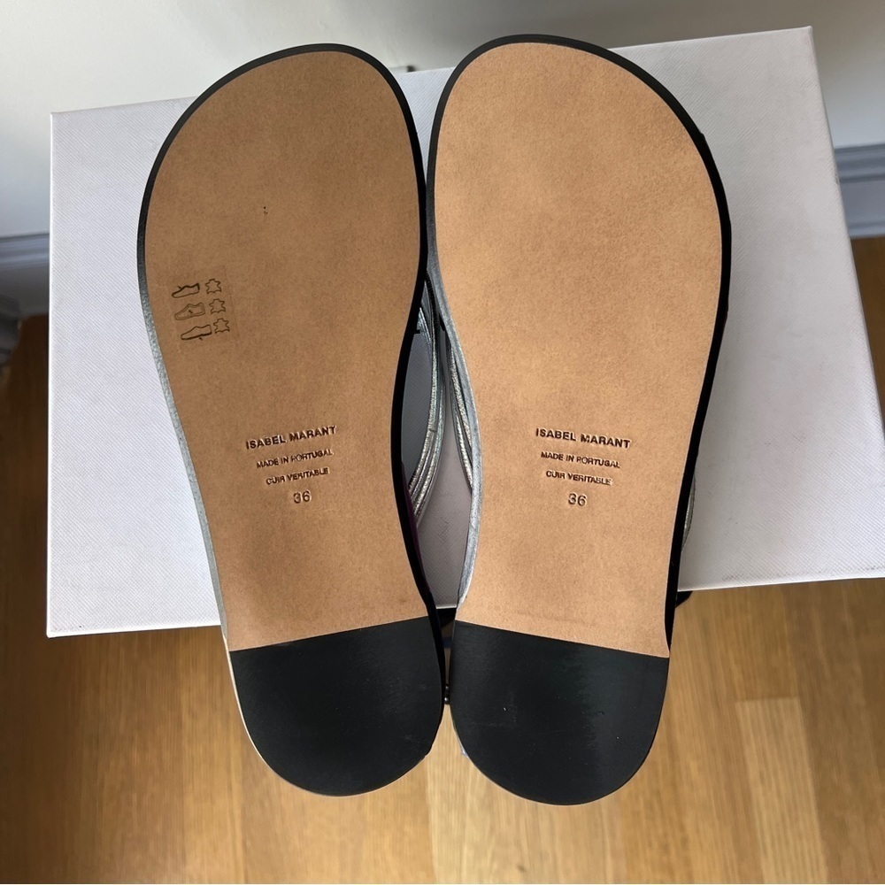 Isabel Marant Ecksa Thong Flip Flops - Picture 6 of 14